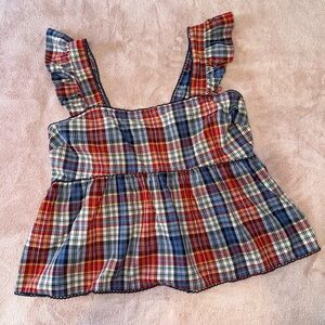 Belle Isle Ruffle Babydoll Top